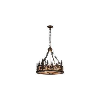 Tall Pines 4 Light 23" Wide Suspension Pendant