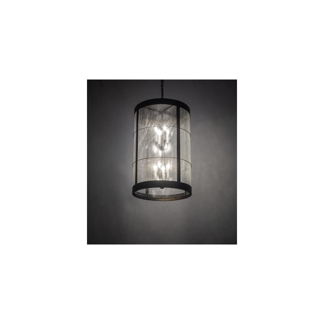 Villa 8 Light 22" Wide Taper Candle Pendant