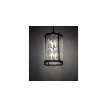 Villa 8 Light 22" Wide Taper Candle Pendant