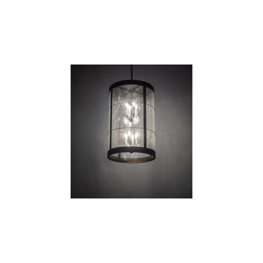 Villa 8 Light 22" Wide Taper Candle Pendant