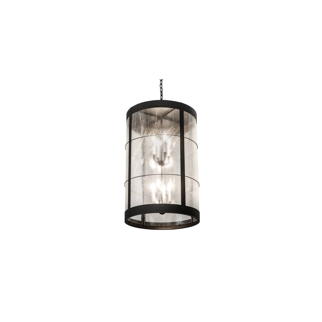 Villa 8 Light 22" Wide Taper Candle Pendant