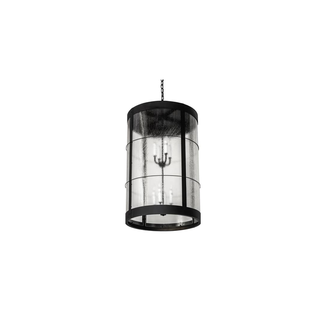 Villa 8 Light 22" Wide Taper Candle Pendant
