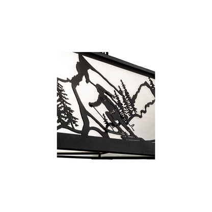 Alpine 6 Light 17" Wide Linear Pendant