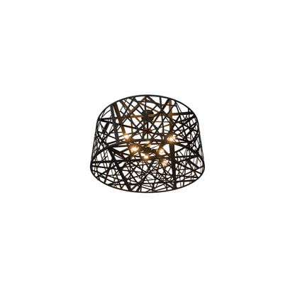 Birds Nest 8 Light 54" Wide Semi-Flush Drum Ceiling Fixture