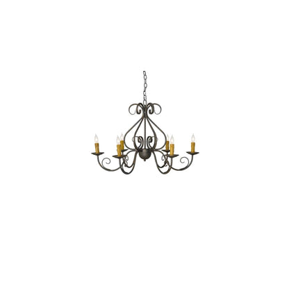 Jenna 6 Light 36" Wide Taper Candle Style Chandelier