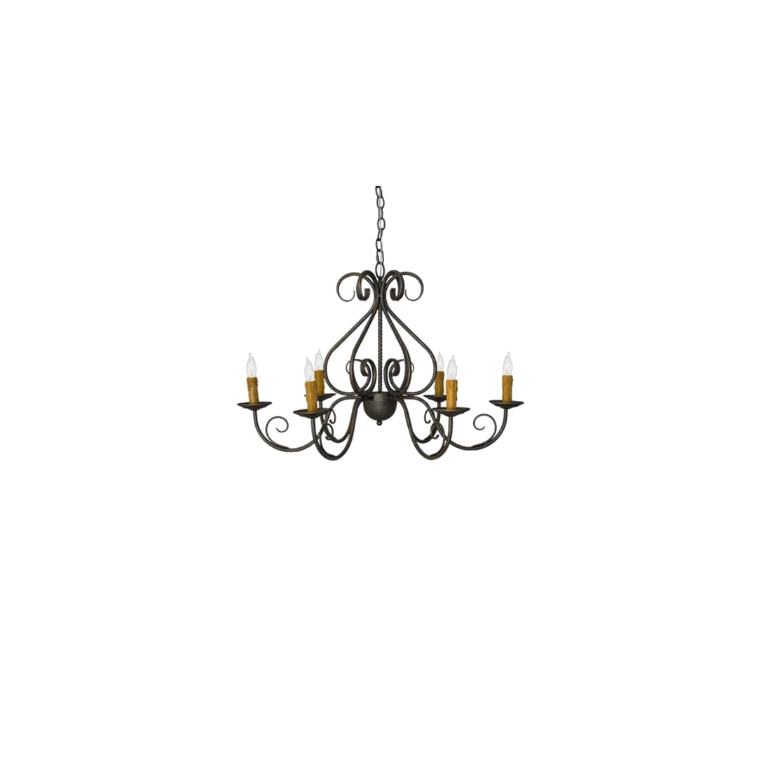 Jenna 6 Light 36" Wide Taper Candle Style Chandelier