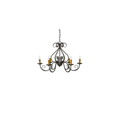 Jenna 6 Light 36" Wide Taper Candle Style Chandelier