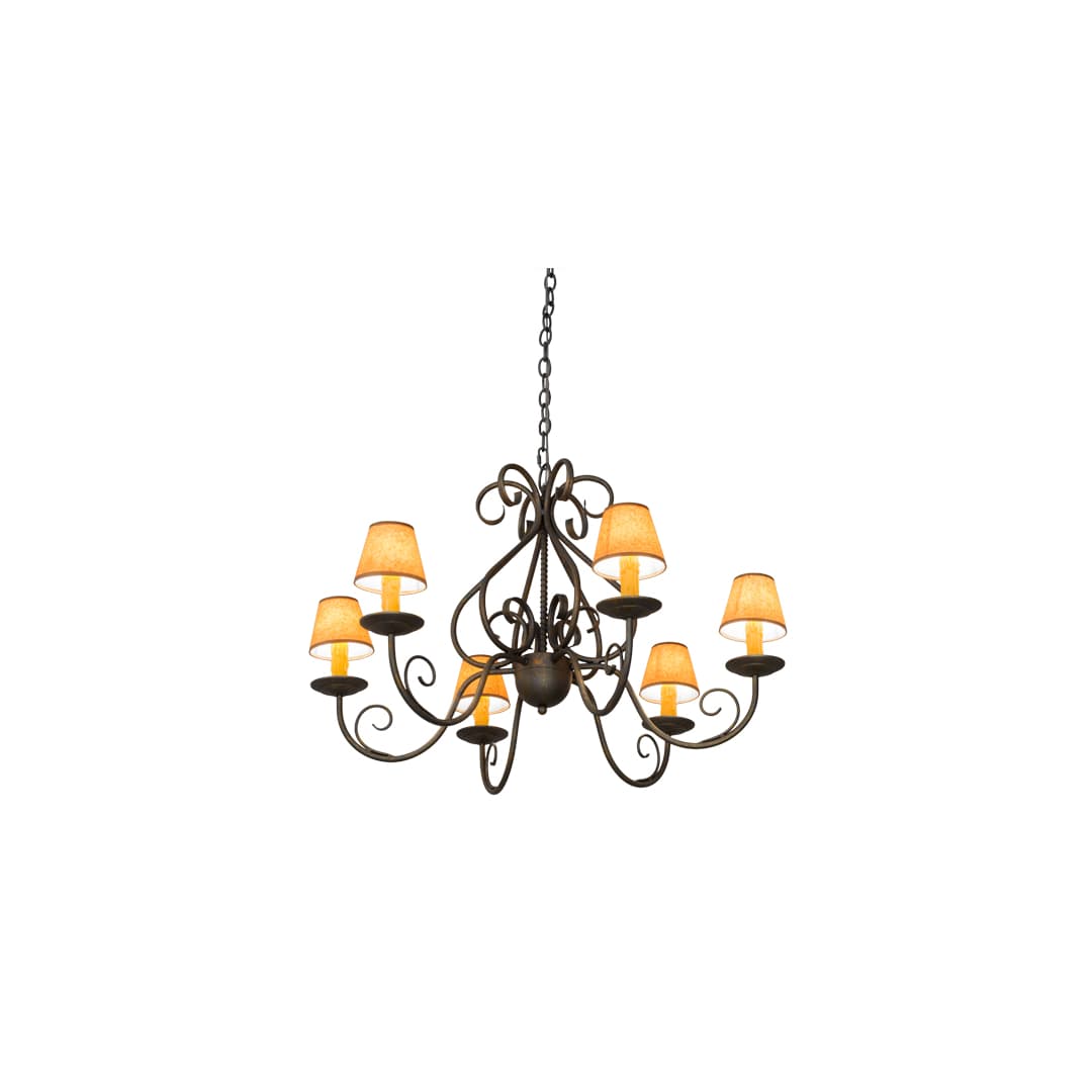 Jenna 6 Light 36" Wide Chandelier