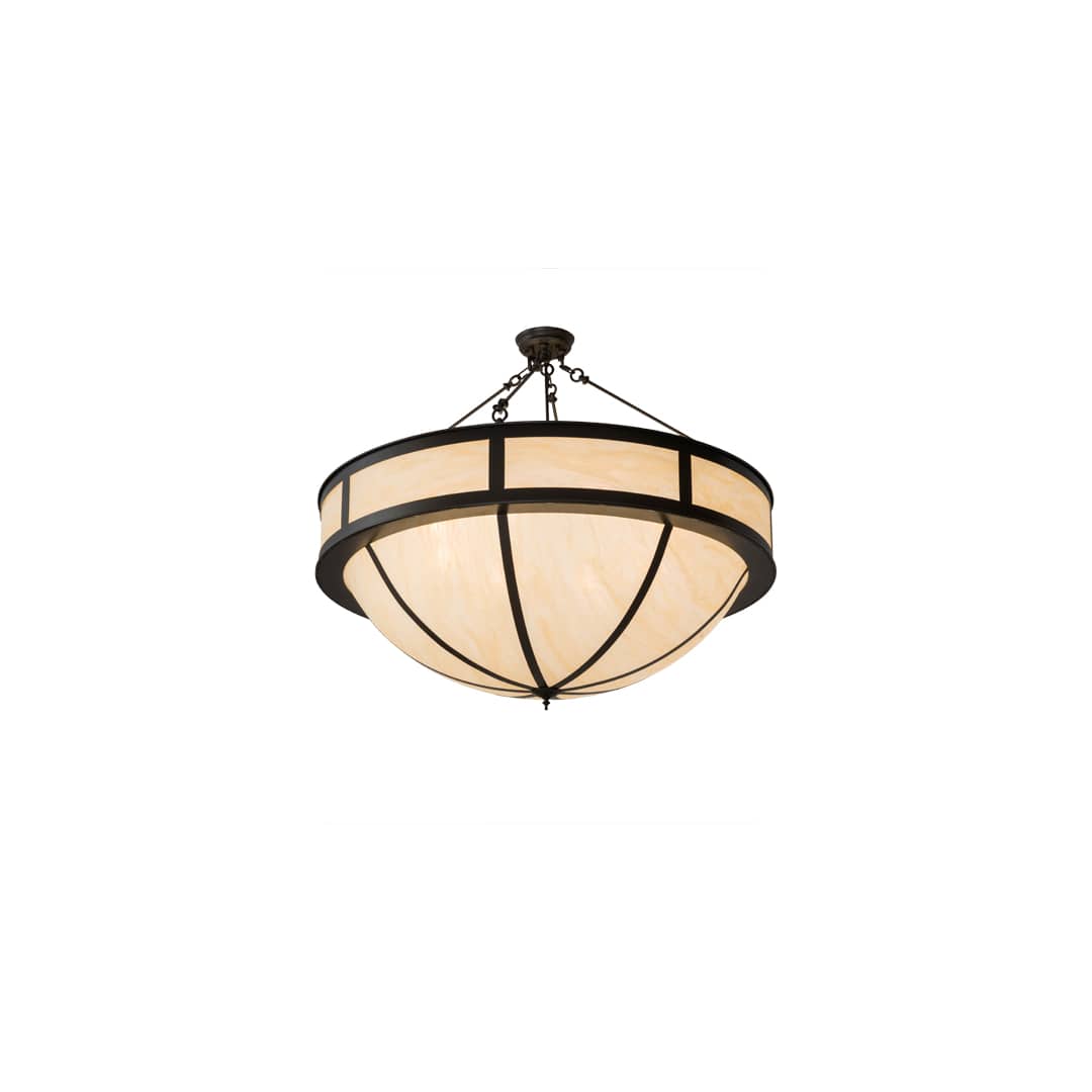 Arco 8 Light 48" Wide Semi-Flush Bowl Ceiling Fixture