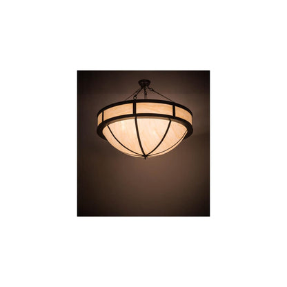 Arco 8 Light 48" Wide Semi-Flush Bowl Ceiling Fixture