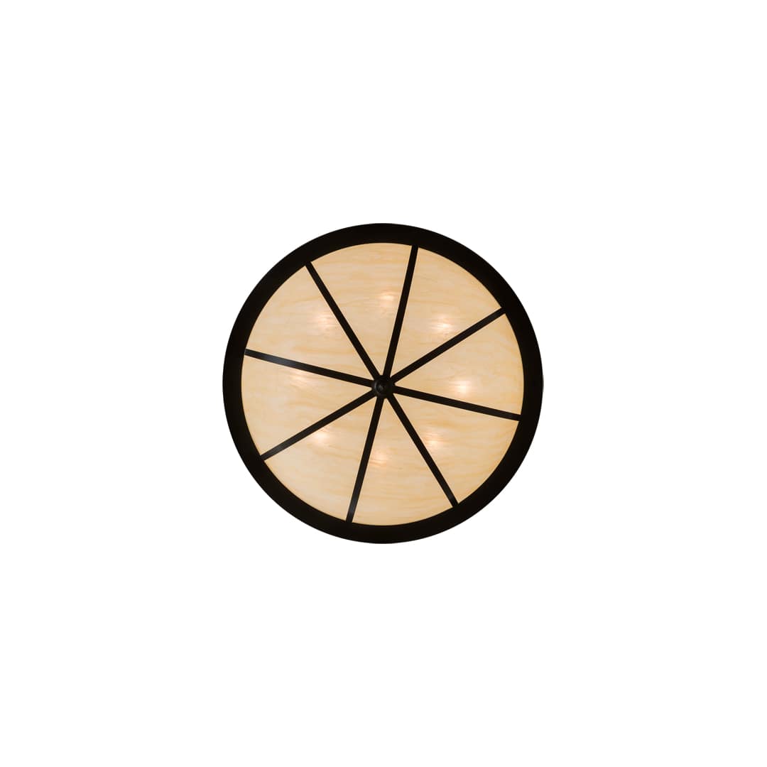 Arco 8 Light 48" Wide Semi-Flush Bowl Ceiling Fixture