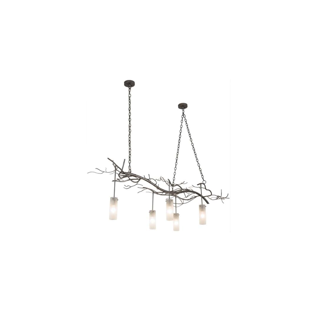 Winter Solstice 5 Light 42" Wide Linear Chandelier