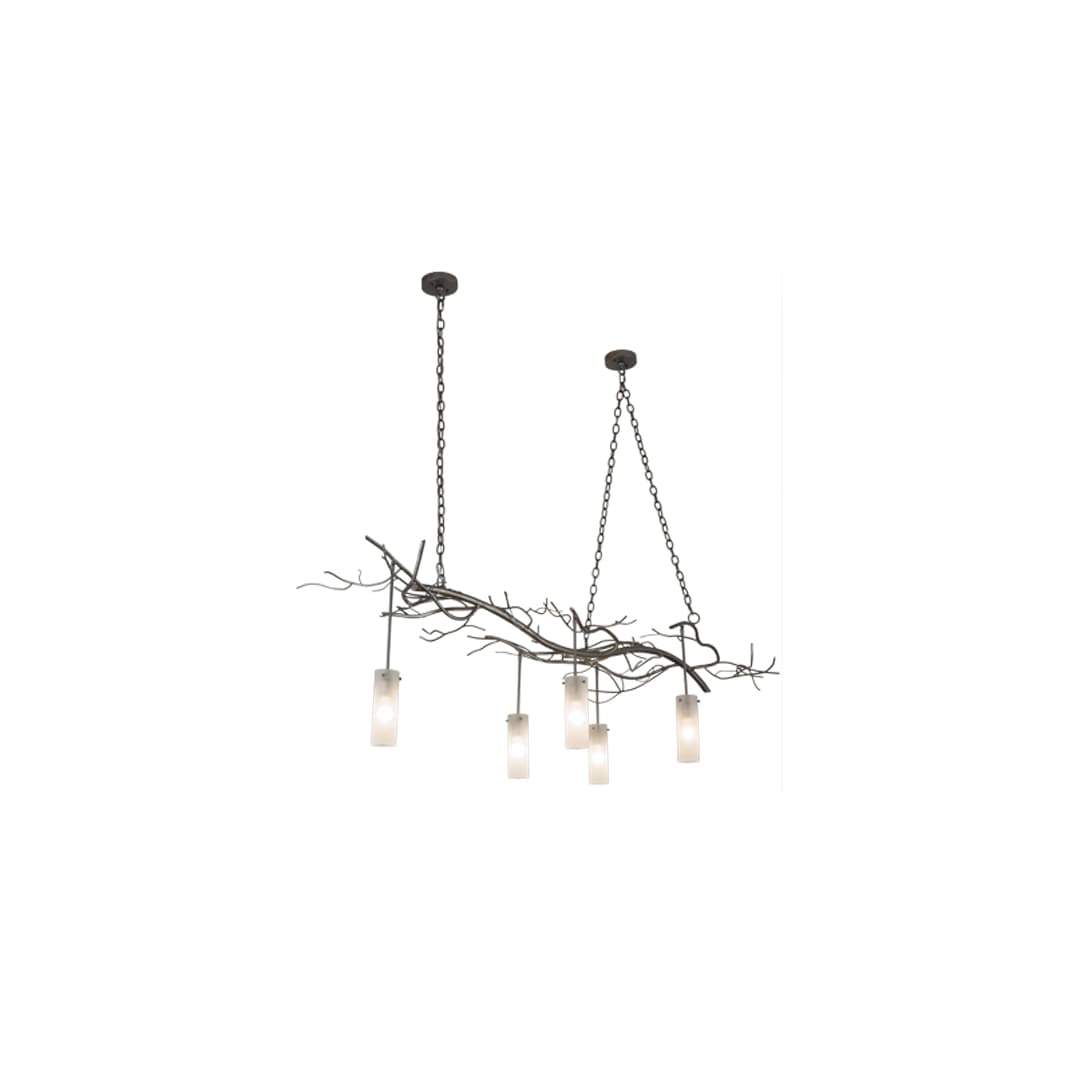 Winter Solstice 5 Light 42" Wide Linear Chandelier