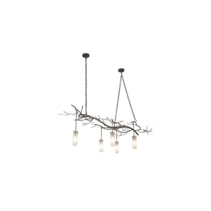 Winter Solstice 5 Light 42" Wide Linear Chandelier