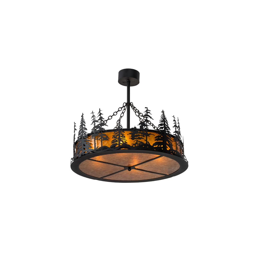 Tall Pines 4 Light 36" Wide Pendant