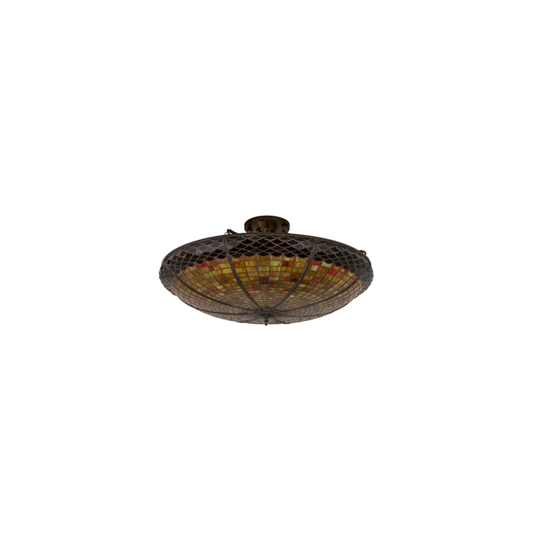 Acorn 6 Light 36" Wide Semi-Flush Bowl Ceiling Fixture