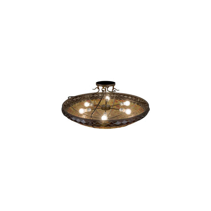 Acorn 6 Light 36" Wide Semi-Flush Bowl Ceiling Fixture
