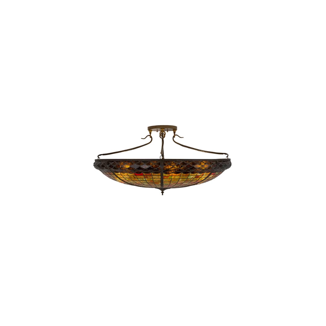 Acorn 6 Light 36" Wide Semi-Flush Bowl Ceiling Fixture
