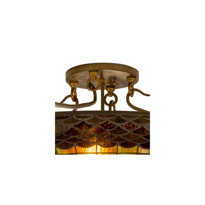 Acorn 6 Light 36" Wide Semi-Flush Bowl Ceiling Fixture