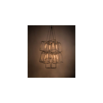 Kitzi 9 Light 66" Wide Abstract Multi Light Pendant