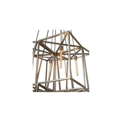 Kitzi 9 Light 66" Wide Abstract Multi Light Pendant