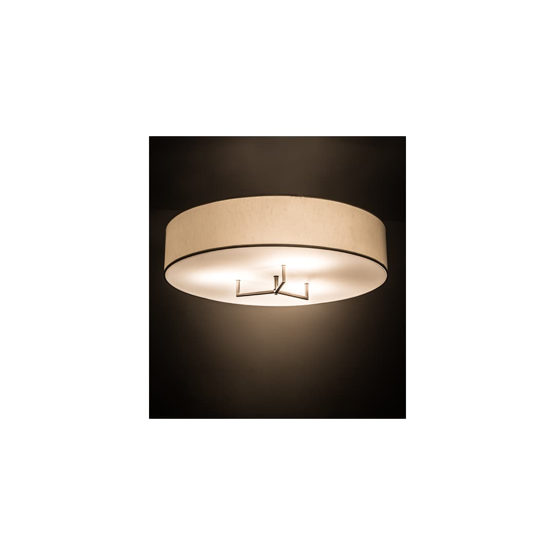 Cilindro Bahn 4 Light 36" Wide Semi-Flush Drum Ceiling Fixture