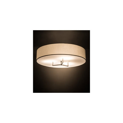 Cilindro Bahn 4 Light 36" Wide Semi-Flush Drum Ceiling Fixture