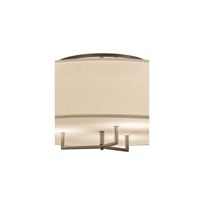 Cilindro Bahn 4 Light 36" Wide Semi-Flush Drum Ceiling Fixture