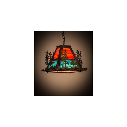 Tall Pines 3 Light 22" Wide Pendant