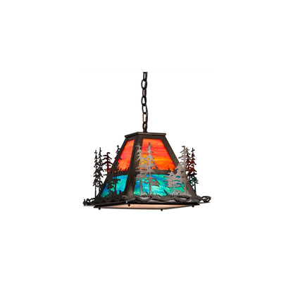 Tall Pines 3 Light 22" Wide Pendant