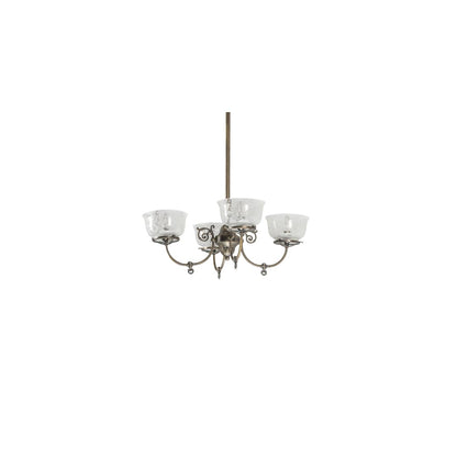 Revival Gas and Electric 4 Light 27" Wide Chandelier