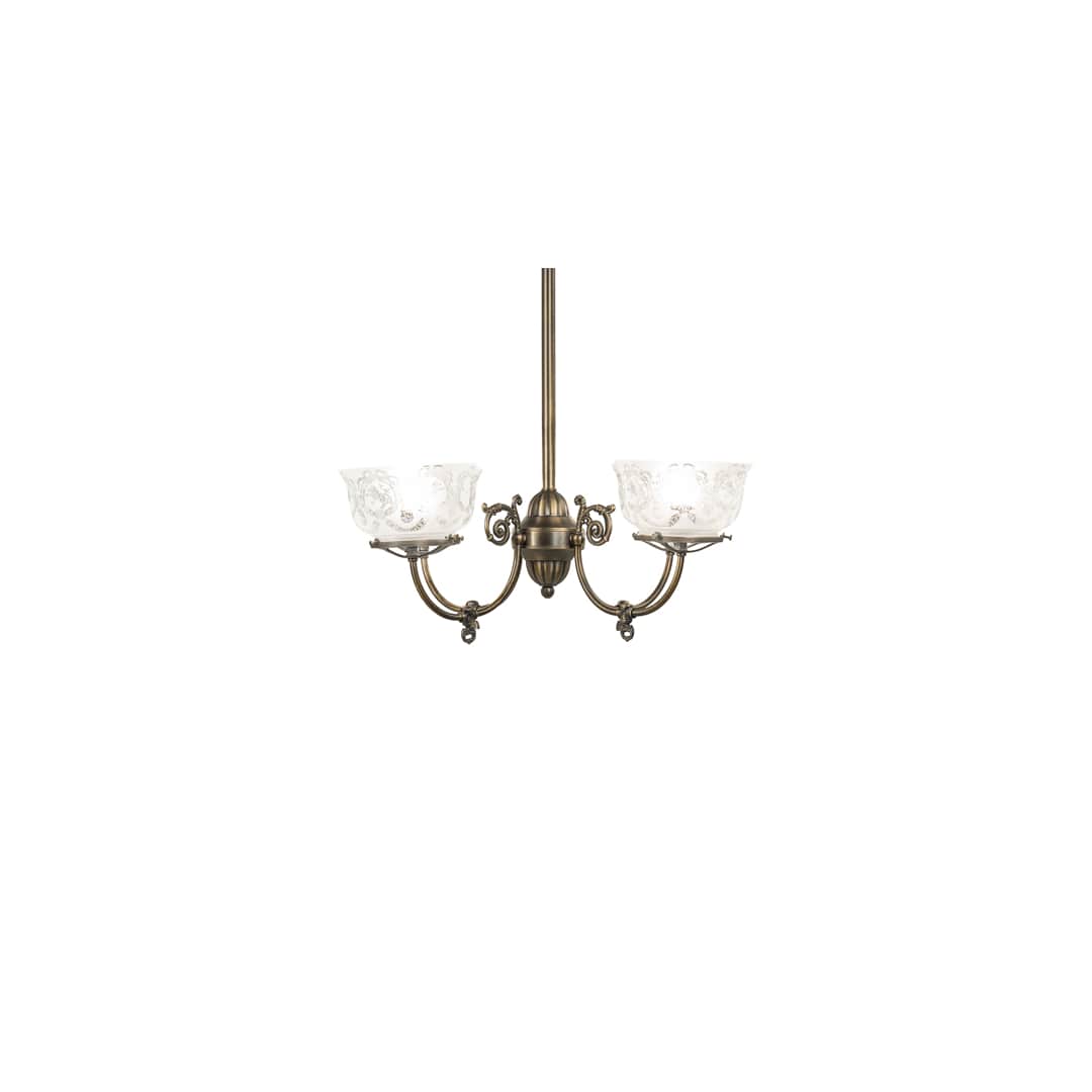 Revival Gas and Electric 4 Light 27" Wide Chandelier