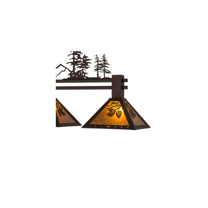 Tall Pines 3 Light 12" Wide Linear Pendant