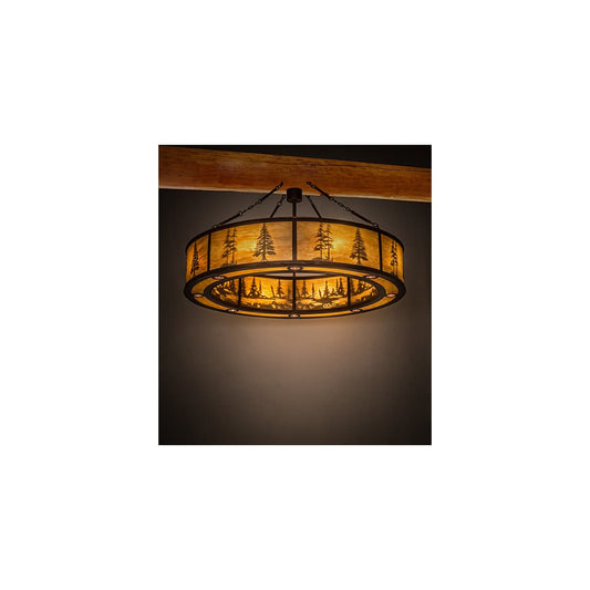 Tall Pines 8 Light 62" Wide Pendant