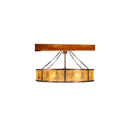 Tall Pines 8 Light 62" Wide Pendant