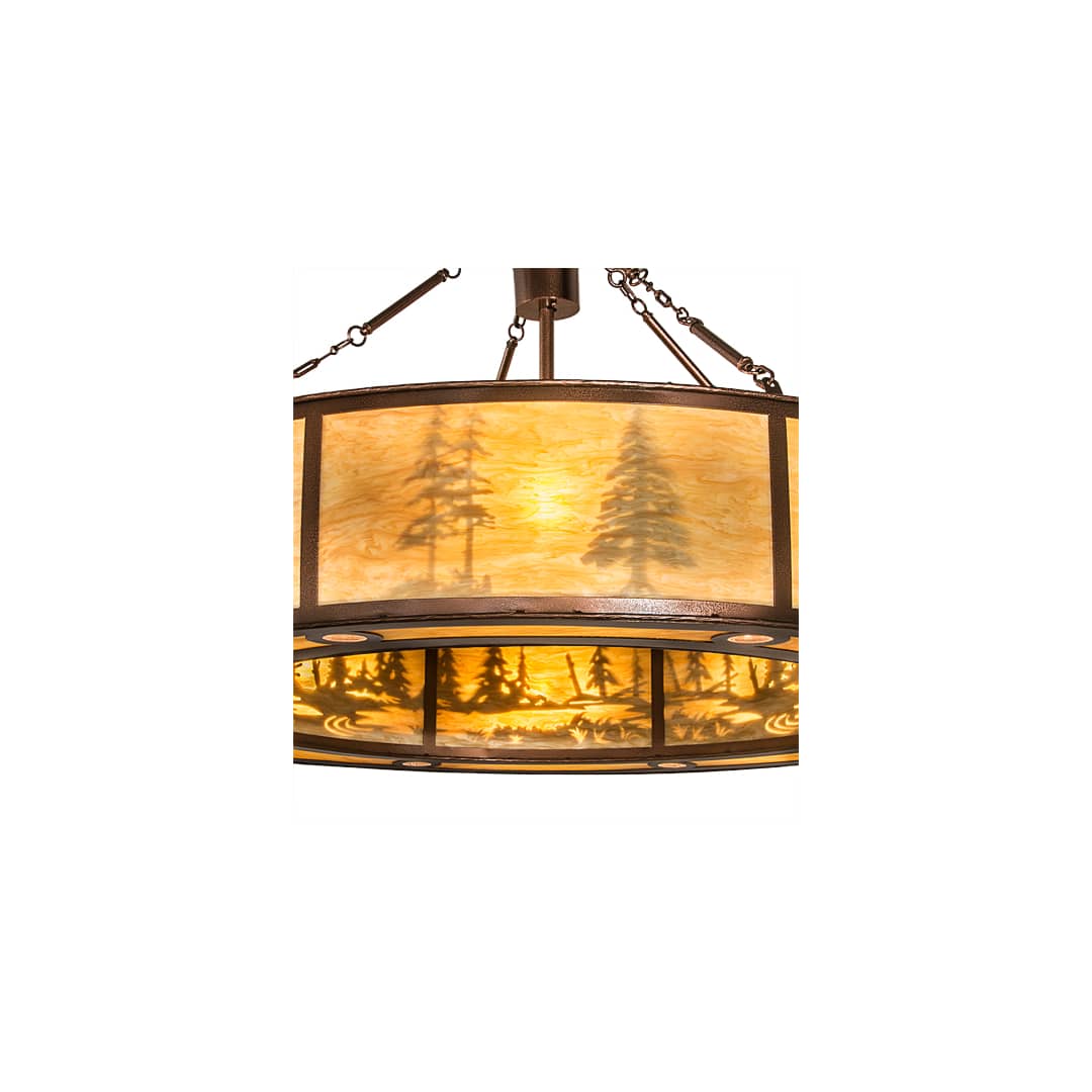 Tall Pines 8 Light 62" Wide Pendant