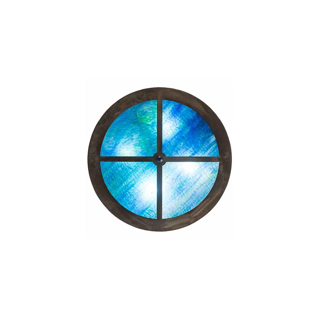 Loon 4 Light 20" Wide Semi-Flush Drum Ceiling Fixture