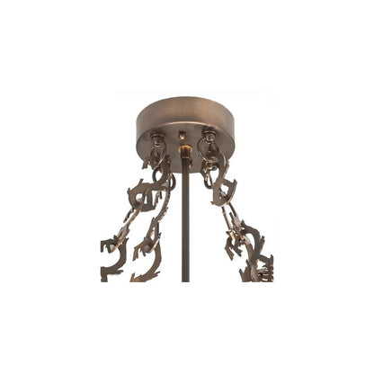 Loon 4 Light 20" Wide Semi-Flush Drum Ceiling Fixture