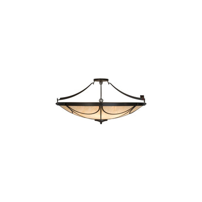 Carousel 8 Light 48" Wide Semi-Flush Bowl Ceiling Fixture