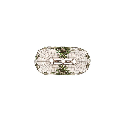 Pineapple 3 Light 16" Wide Linear Pendant