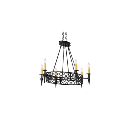 Topridge 6 Light 28" Wide Taper Candle Style Chandelier