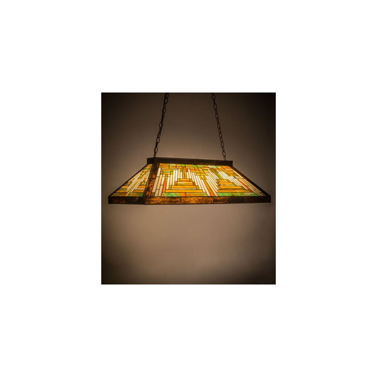 Mission 3 Light 18" Wide Linear Pendant