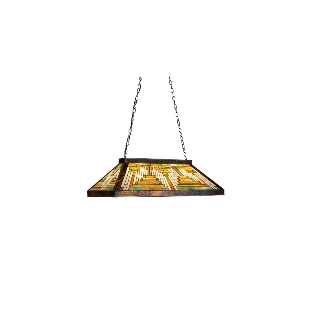 Mission 3 Light 18" Wide Linear Pendant