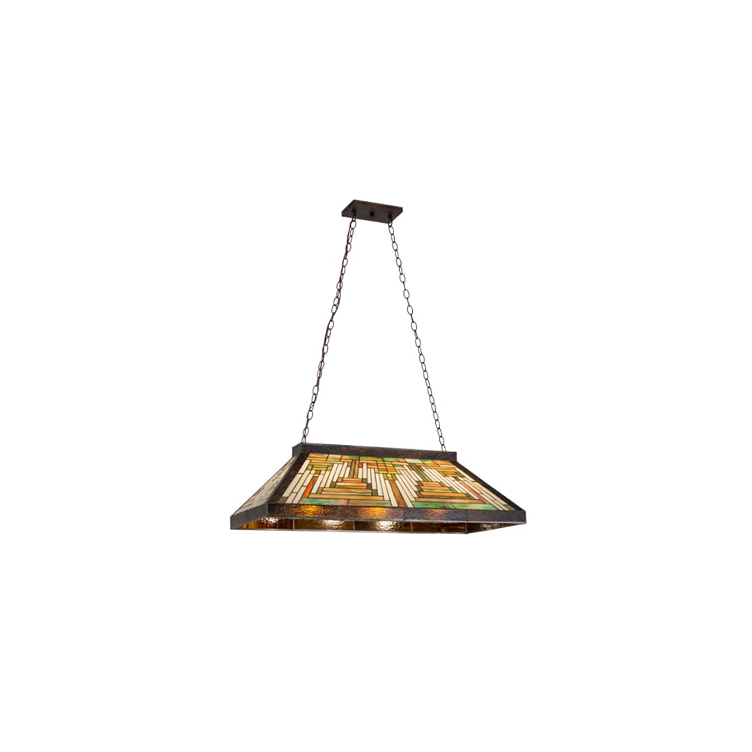 Mission 3 Light 18" Wide Linear Pendant