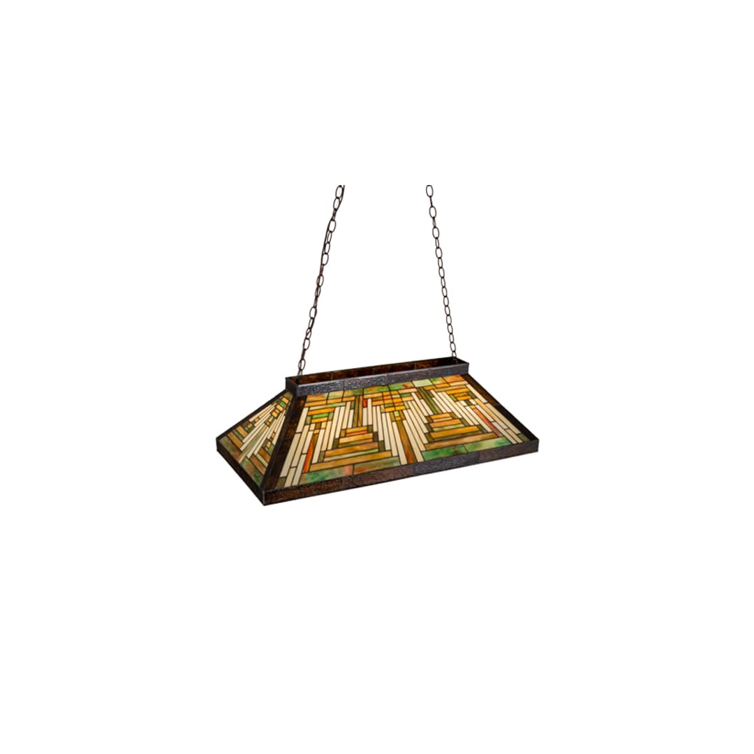 Mission 3 Light 18" Wide Linear Pendant