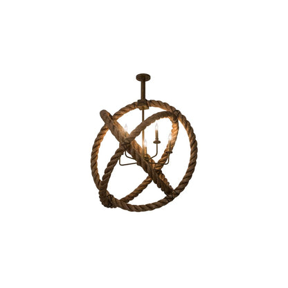 Bola 5 Light 36" Wide Taper Candle Pendant