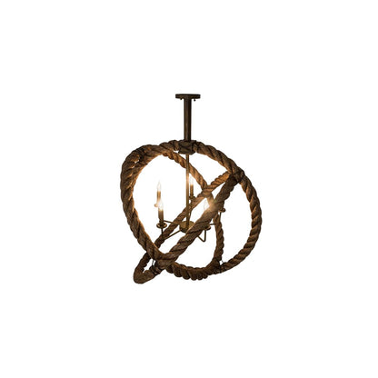 Bola 5 Light 36" Wide Taper Candle Pendant