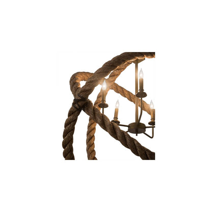 Bola 5 Light 36" Wide Taper Candle Pendant