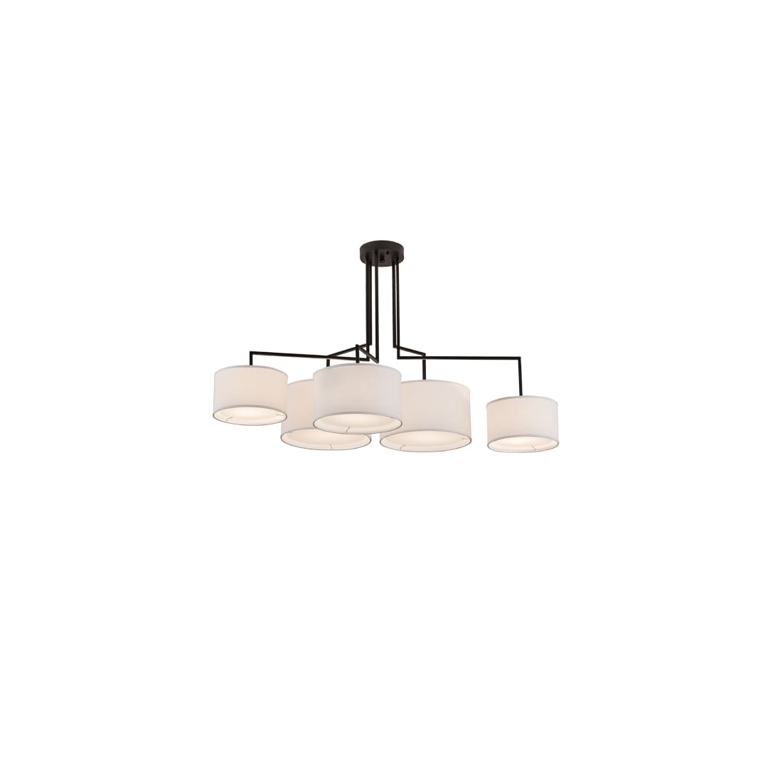 Cilindro 5 Light 35" Wide Linear Pendant