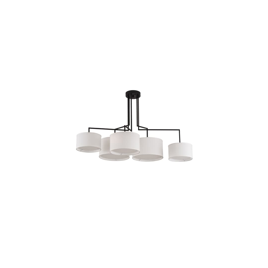 Cilindro 5 Light 35" Wide Linear Pendant